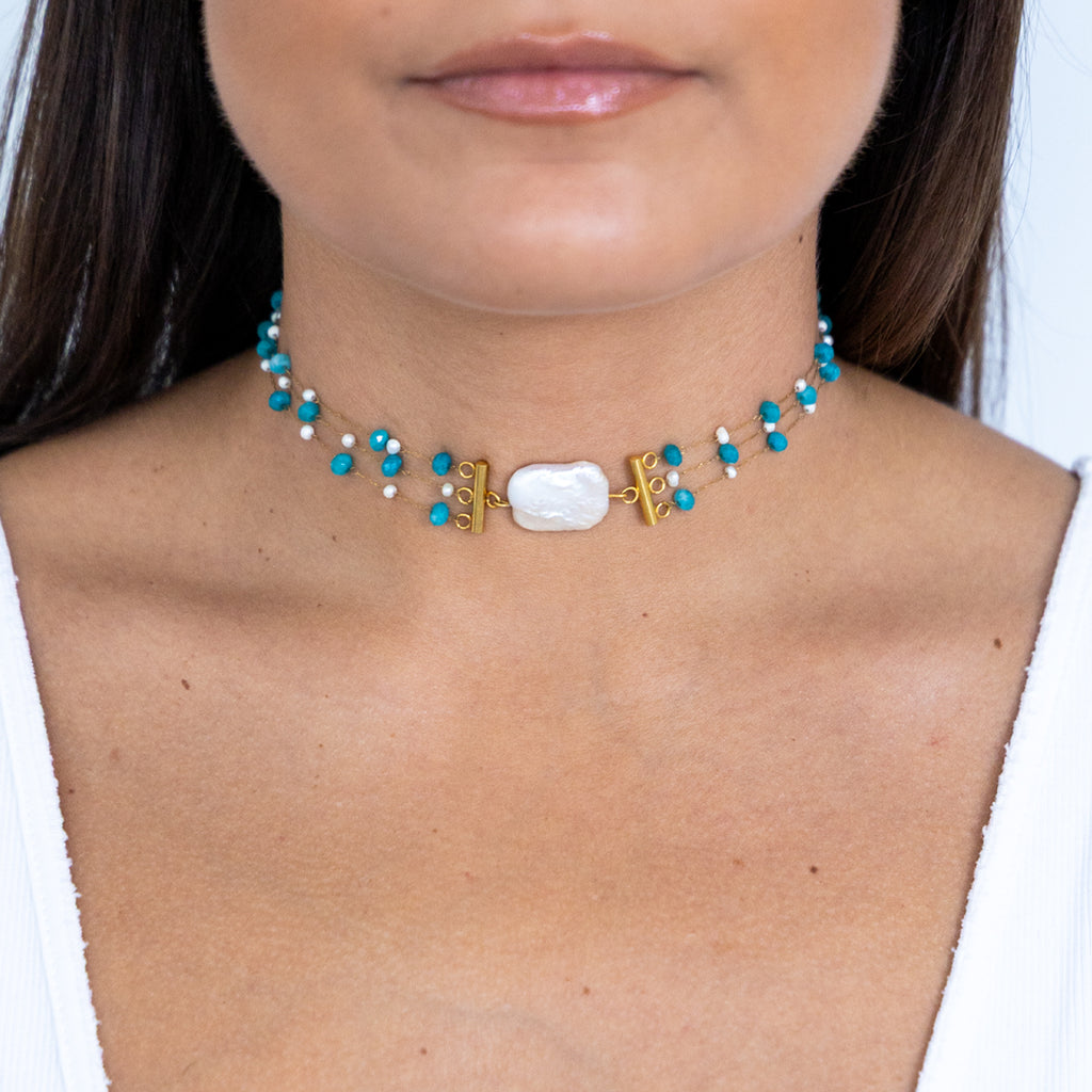 Colar Blue Lagoon